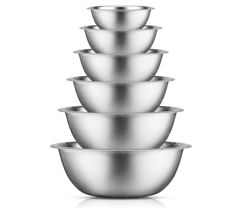 JoyJolt 6-Piece Stainless Steel Mixing Bowl Set — View 9