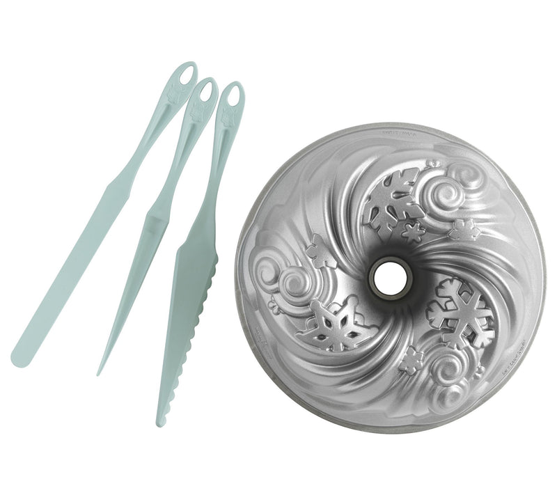 Nordic Ware Let It Snow Bundt Pan & Bundt Toolit — View 3