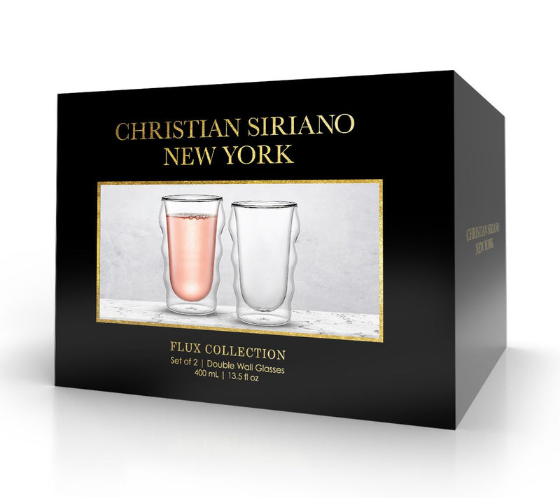 Christian Siriano 13.5-oz Flux Double Wall Insulated Glasses — View 8