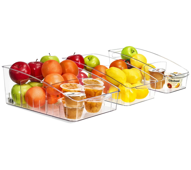 Sorbus 3pc Small/Medium/Large Organizing Bins o n Wheels Set — View 5