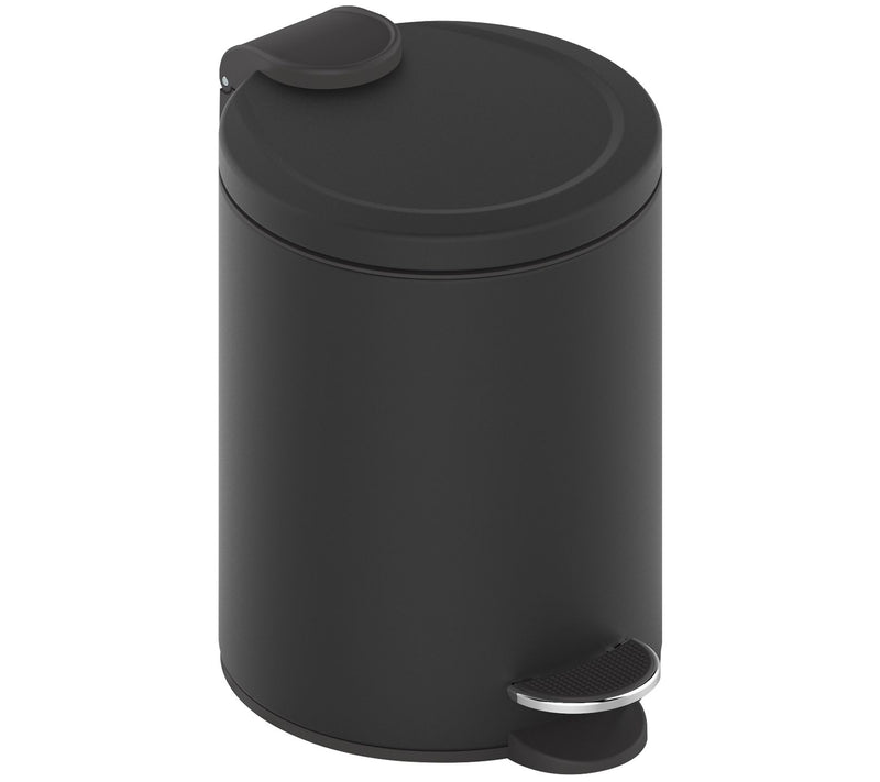 Mega Casa 2-Piece 3.2-Gal & 0.8-Gal Round MetalTrash Can Set — View 6