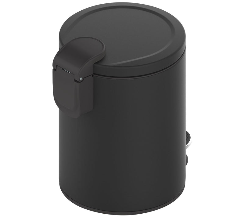 Mega Casa 2-Piece 3.2-Gal & 0.8-Gal Round MetalTrash Can Set — View 5