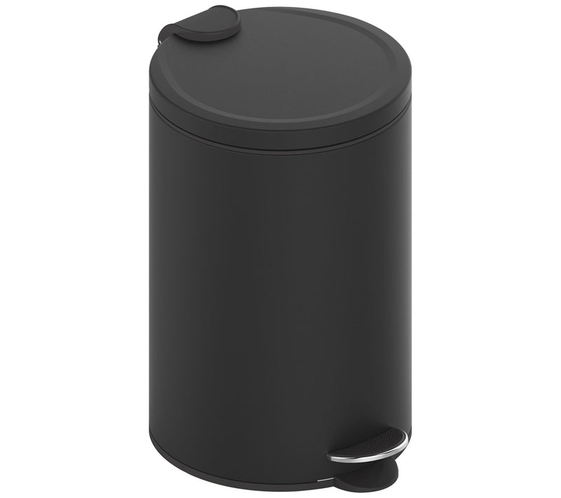 Mega Casa 2-Piece 3.2-Gal & 0.8-Gal Round MetalTrash Can Set — View 4