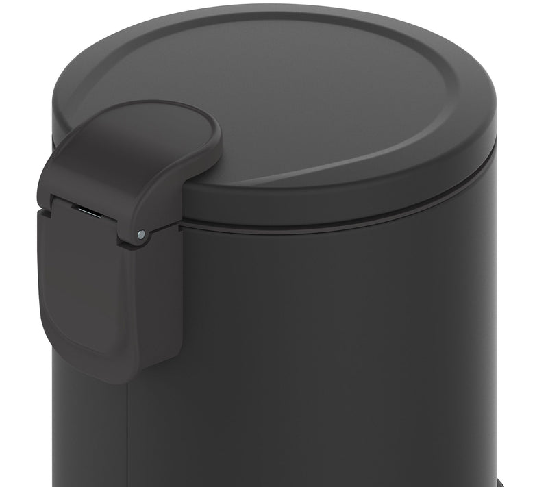 Mega Casa 2-Piece 3.2-Gal & 0.8-Gal Round MetalTrash Can Set — View 8