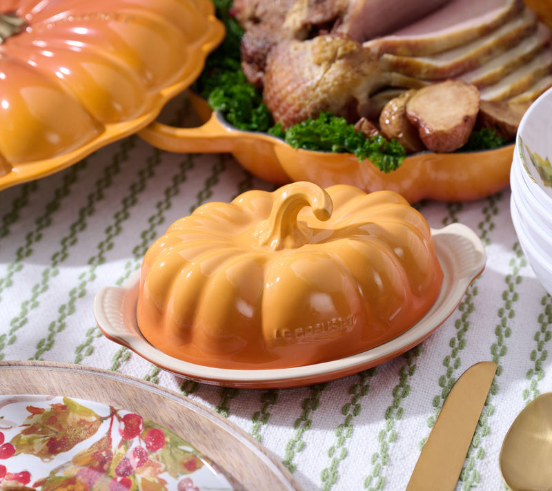 Le Creuset Pumpkin Butter Dish — View 12