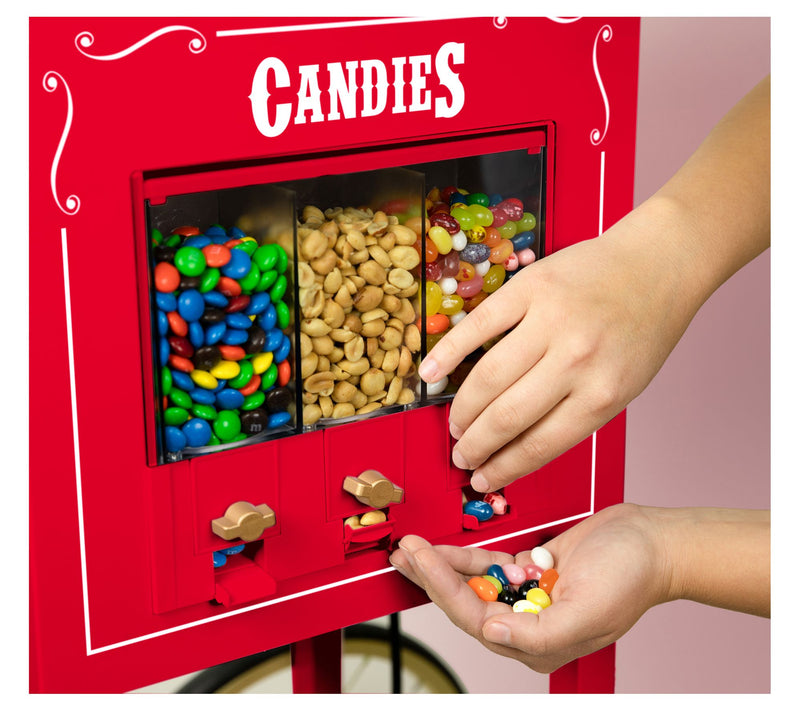 Nostalgia 53" Popcorn Cart with Candy Dispenser — View 5