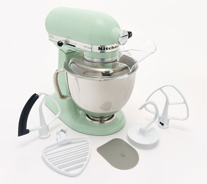 KitchenAid 5-qt Artisan Stand Mixer w/ Pastry Beater and Flex Edge