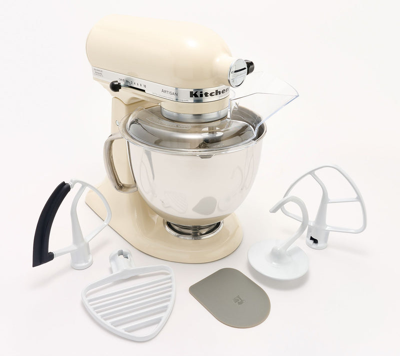 KitchenAid 5-qt Artisan Stand Mixer w/ Pastry Beater and Flex Edge — View 9