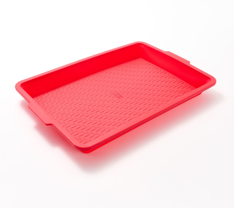 Chicago Metallic Set of 2 Large Silicone Baking Trays — View 2