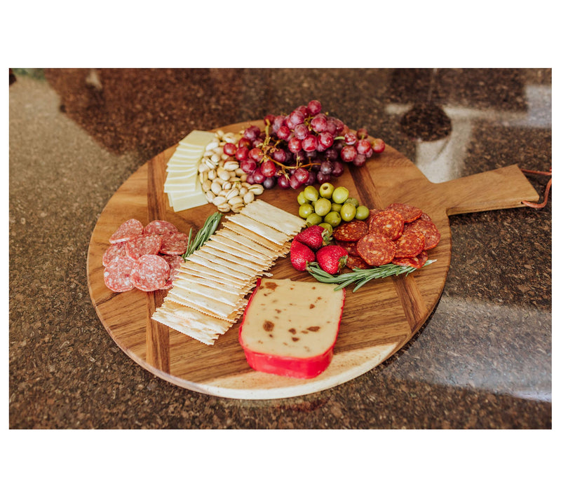 Toscana Madera Round Charcuterie Board — View 8