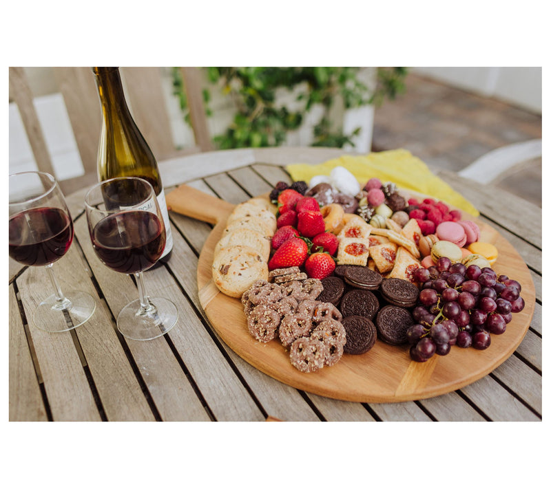 Toscana Madera Round Charcuterie Board — View 9