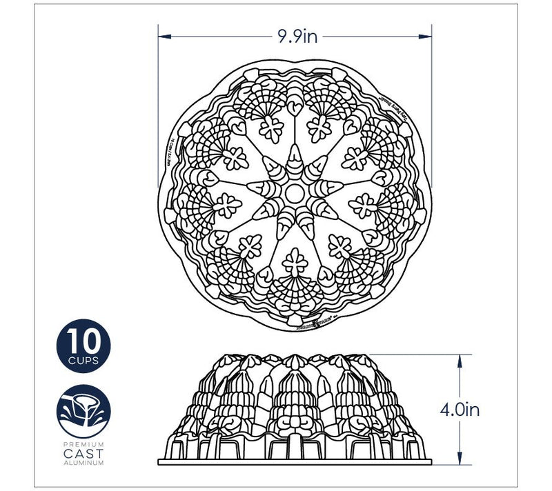 Nordic Ware Very Merry Bundt Pan — View 5