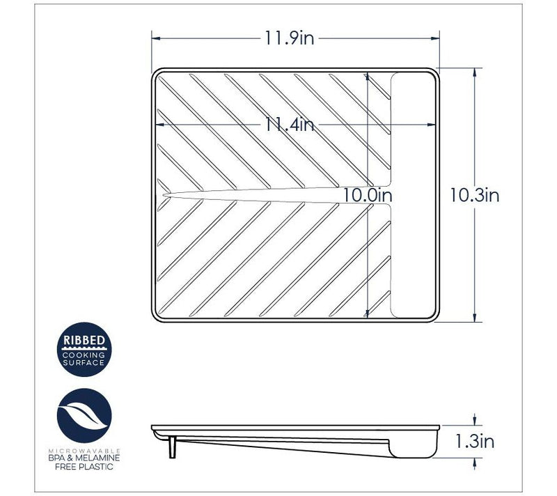 Nordic Ware  Microwave Large Slanted Bacon Tray — View 4