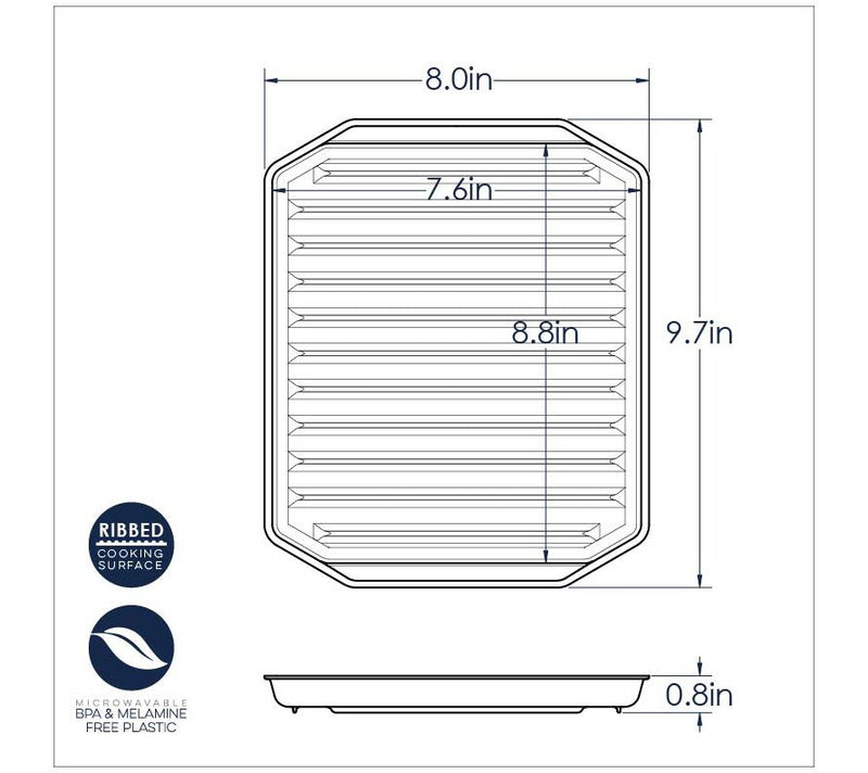 Nordic Ware Microwave Compact Bacon Rack — View 6