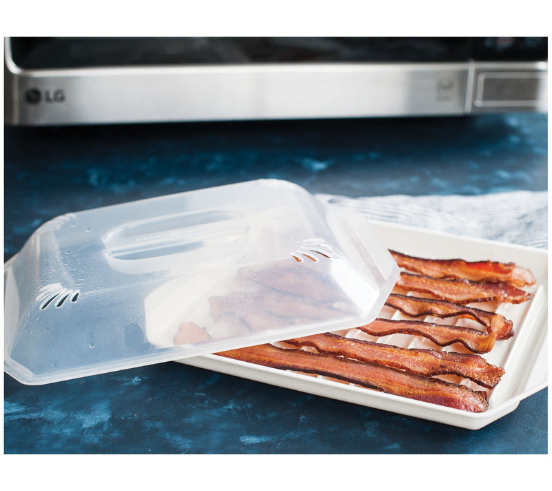 Nordic Ware  Microwave Compact Bacon Rack withLid — View 5