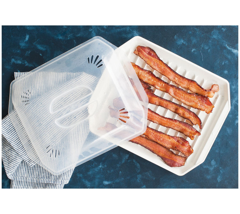 Nordic Ware  Microwave Compact Bacon Rack withLid — View 4
