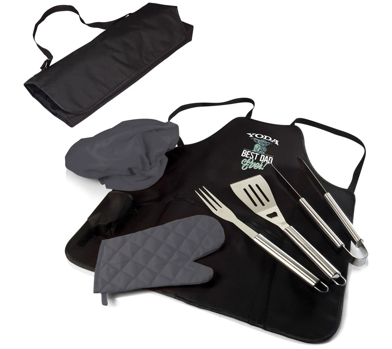 Oniva Star Wars Yoda Pro BBQ Cooking Apron Totewith Tools — View 4