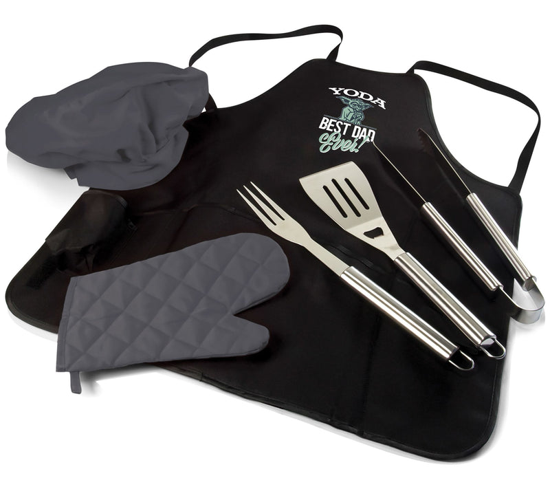 Oniva Star Wars Yoda Pro BBQ Cooking Apron Totewith Tools — View 3