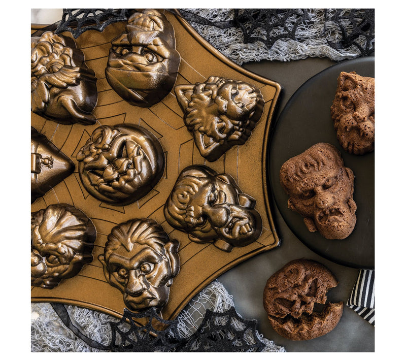 Nordic Ware Monster Mask Cakelet Pan — View 8