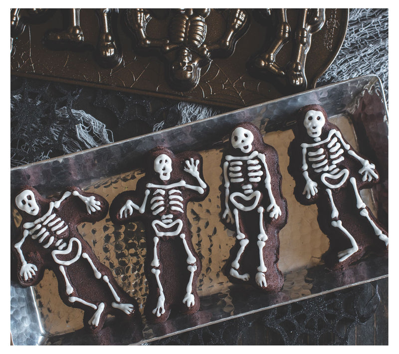 Nordic Ware Spooky Skeleton Cakelet Pan — View 5