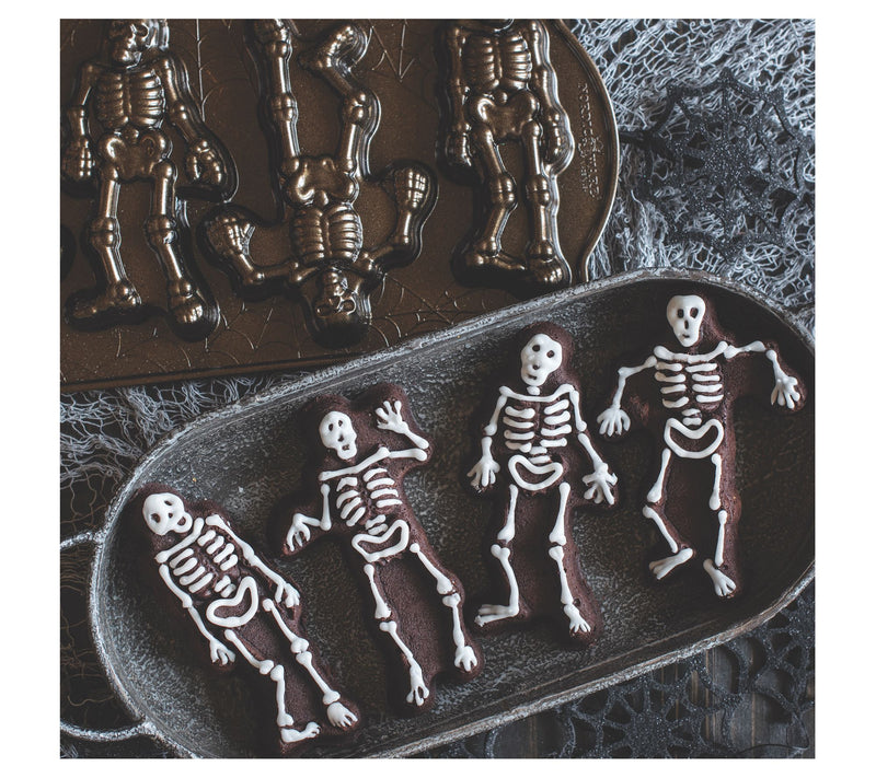 Nordic Ware Spooky Skeleton Cakelet Pan — View 3