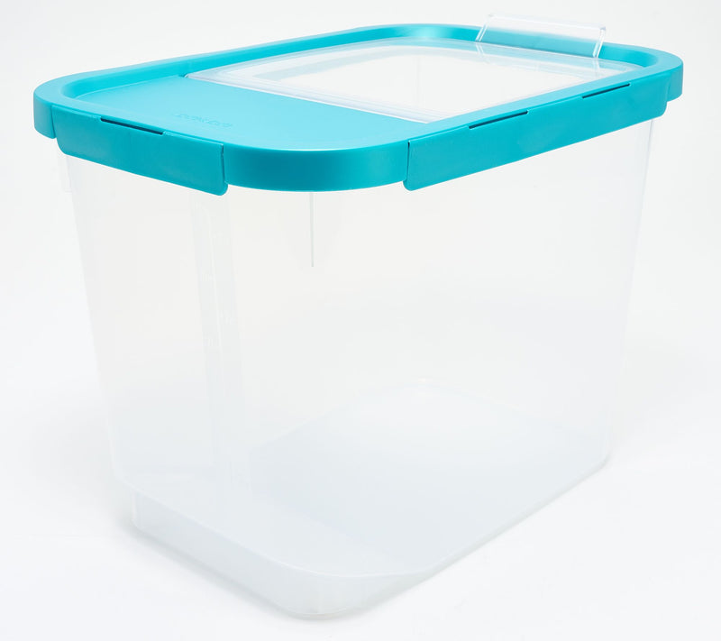 LocknLock 50-Cup Rolling Bulk Storage Container with Scoop — View 3