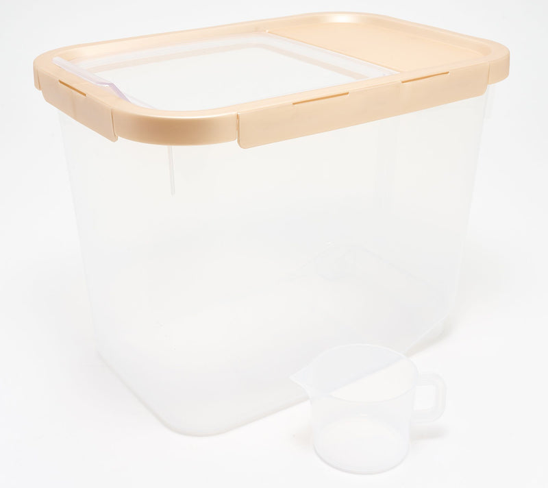 LocknLock 50-Cup Rolling Bulk Storage Container with Scoop — View 16