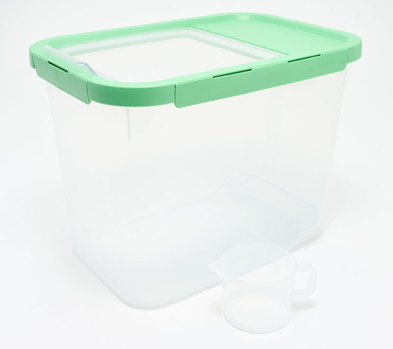 LocknLock 50-Cup Rolling Bulk Storage Container with Scoop — View 18
