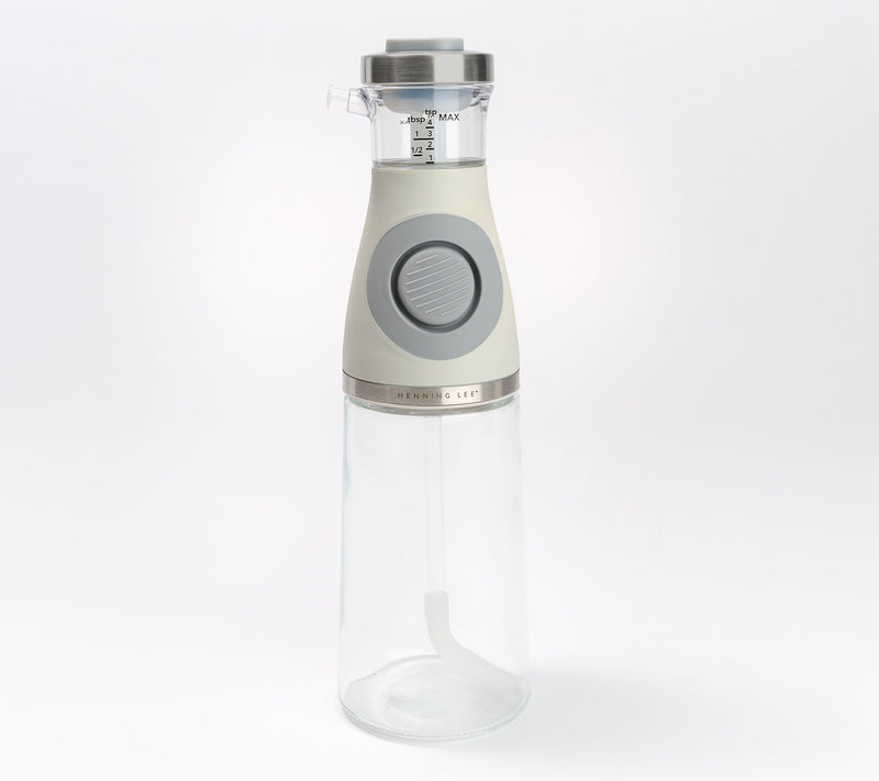 Henning Lee Oil & Vinegar Glass Bottle Measuring Dispenser — View 9