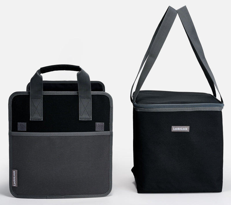 LocknLock Trunk Organizer with Insulated Grocery Tote — View 4