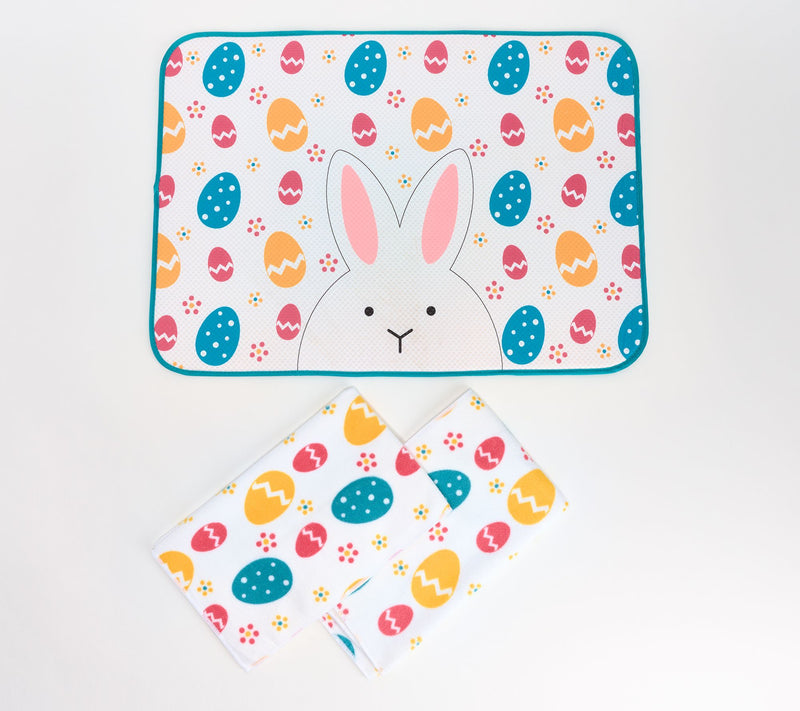 Temp-tations XL Drying Mat and (2) Microfiber Towels Set — View 29