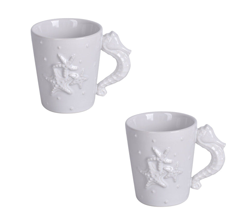 Temp-tations Knotical Set of (2) 16-oz Seahorse Mugs — View 5