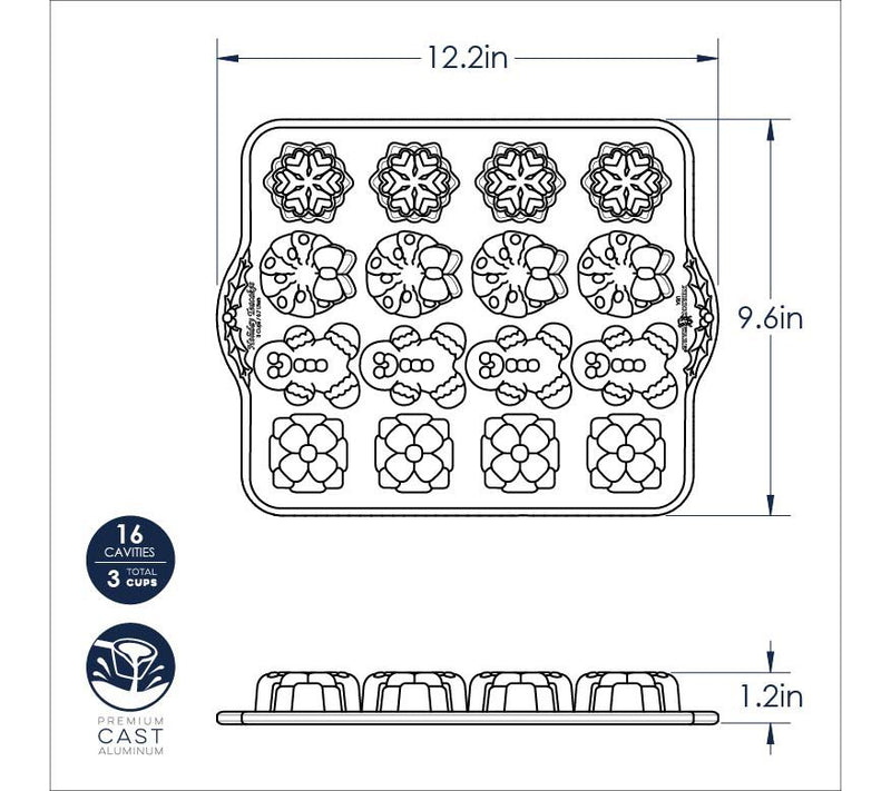 Nordic Ware Holiday Teacake Pan — View 5