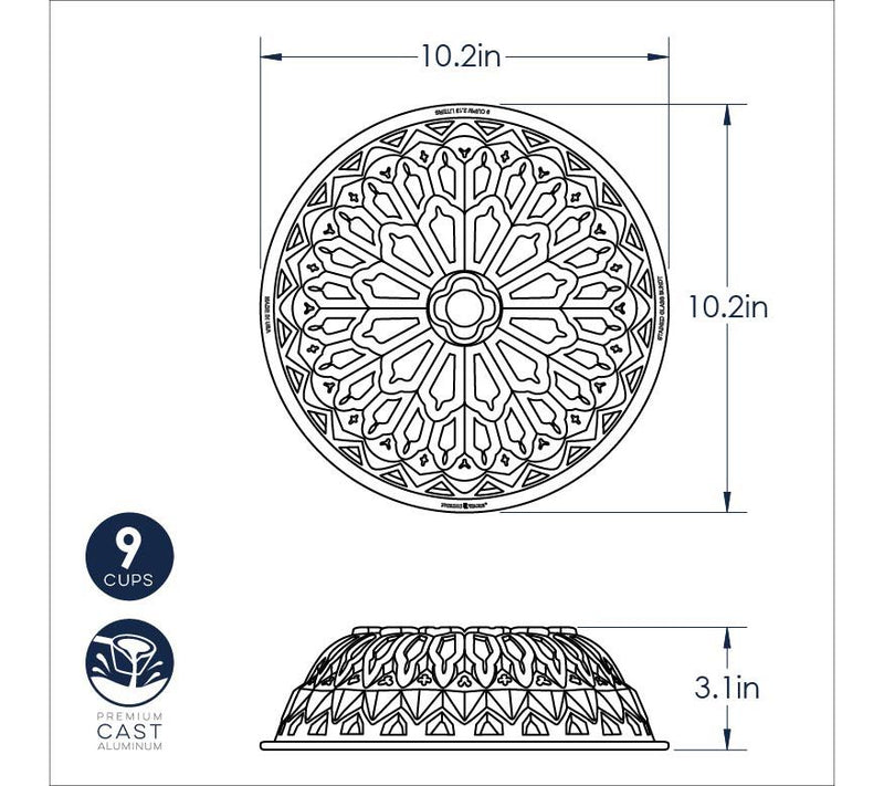 Nordic Ware Stained Glass Bundt Pan — View 5