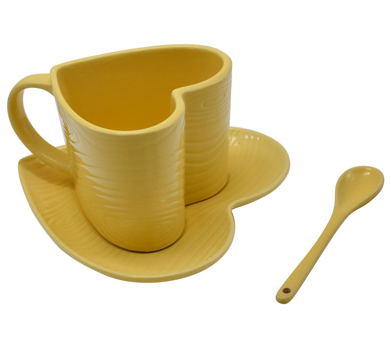 Temp-tations Woodland 18-oz Figural Mug with Plate and Spoon — Main view