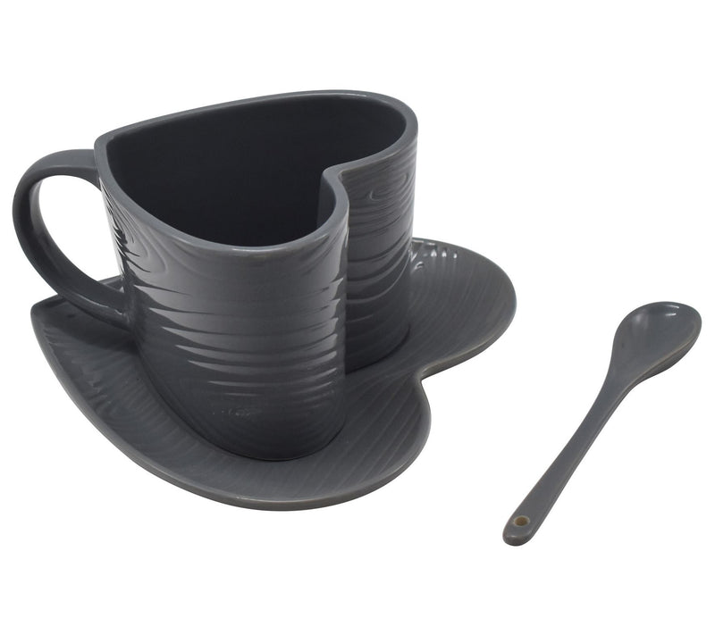 Temp-tations Woodland 18-oz Figural Mug with Plate and Spoon — View 7
