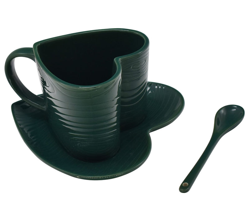 Temp-tations Woodland 18-oz Figural Mug with Plate and Spoon — View 5