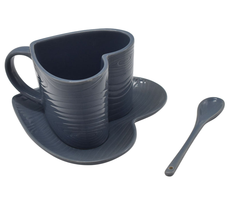 Temp-tations Woodland 18-oz Figural Mug with Plate and Spoon — View 9