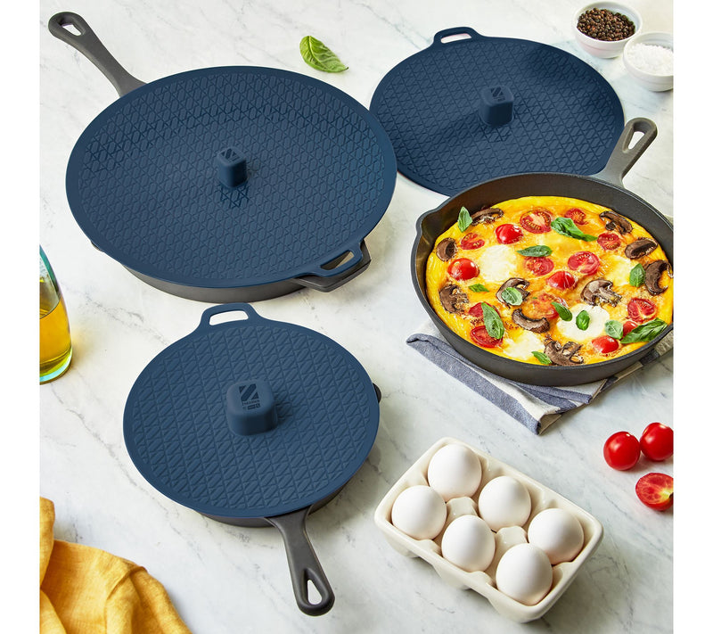 Zakarian by Dash 3pc Stacking Silicone Lid Set — View 13