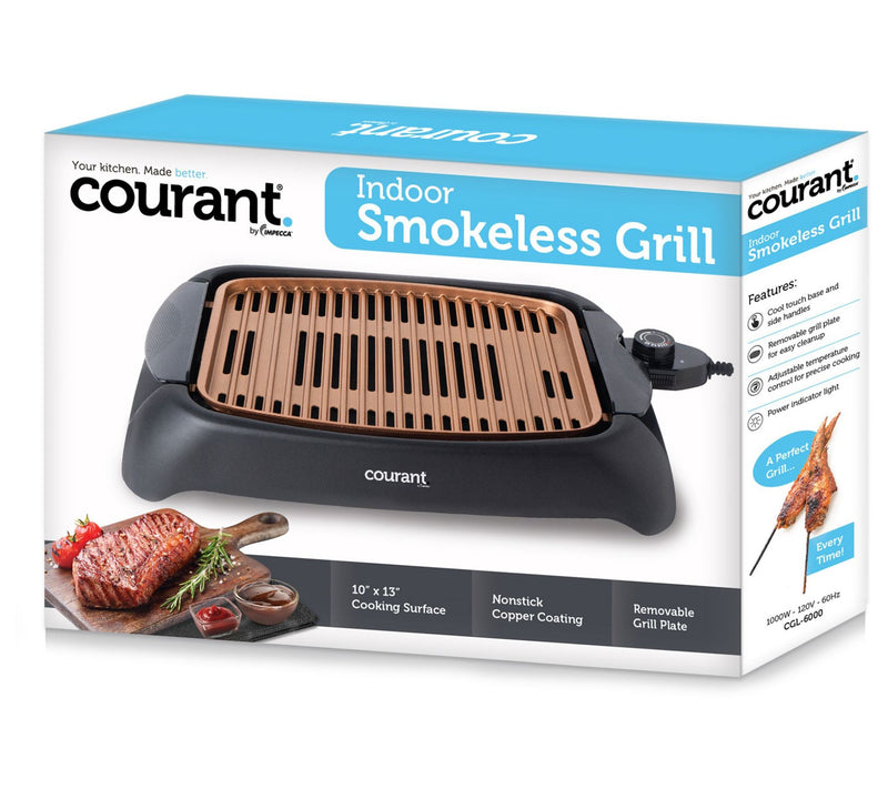 Courant Indoor Smokeless Grill with Copper Coat — View 4