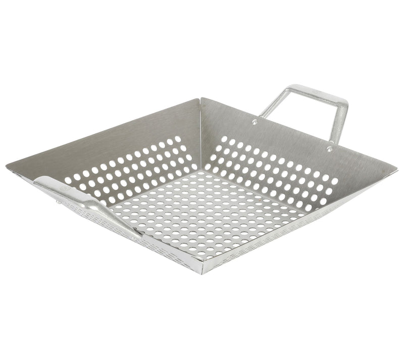 Martha Stewart Amber 12"Square Cast Aluminum BBQ Grill Topper — View 3