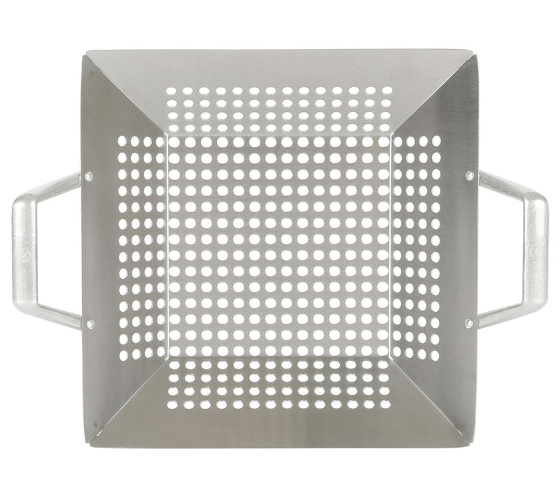 Martha Stewart Amber 12"Square Cast Aluminum BBQ Grill Topper — View 5