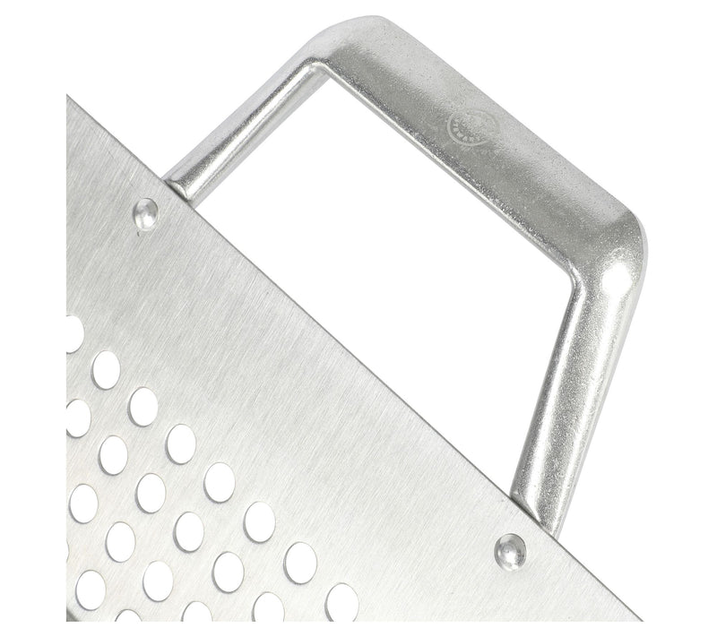 Martha Stewart Amber 12"Square Cast Aluminum BBQ Grill Topper — View 7