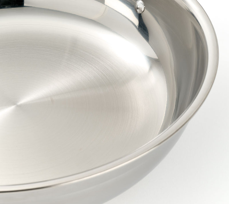 Le Creuset 5-qt Stainless Steel Braiser with Lid — View 3