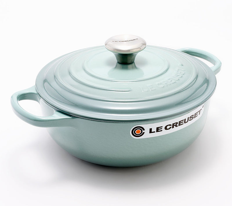 Le Creuset 3.5-qt Signature Sauteuse w/ Cast Iron Lid — View 14