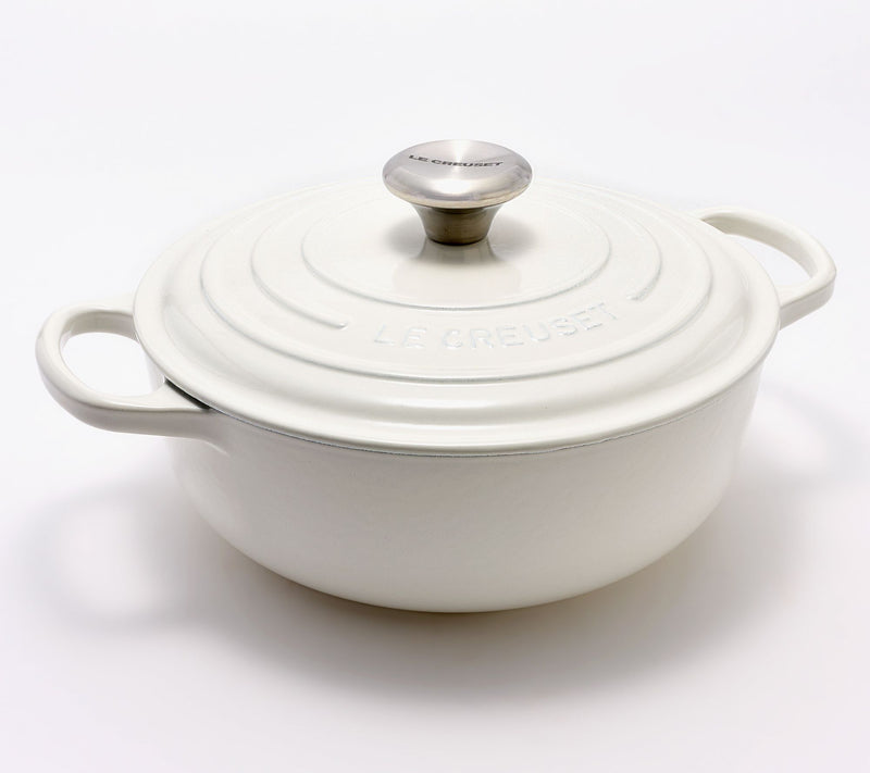 Le Creuset 3.5-qt Signature Sauteuse w/ Cast Iron Lid — View 12