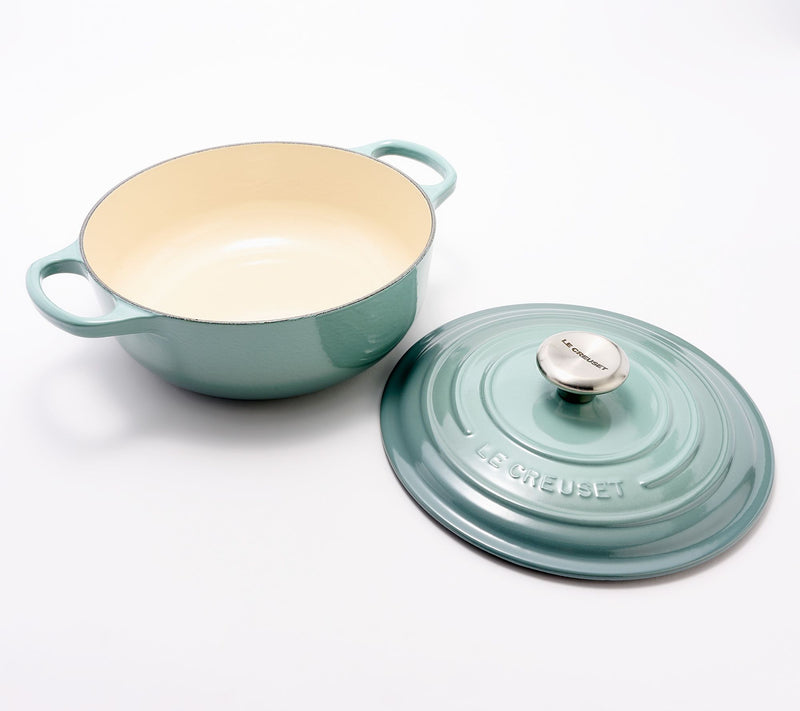 Le Creuset 3.5-qt Signature Sauteuse w/ Cast Iron Lid — View 15