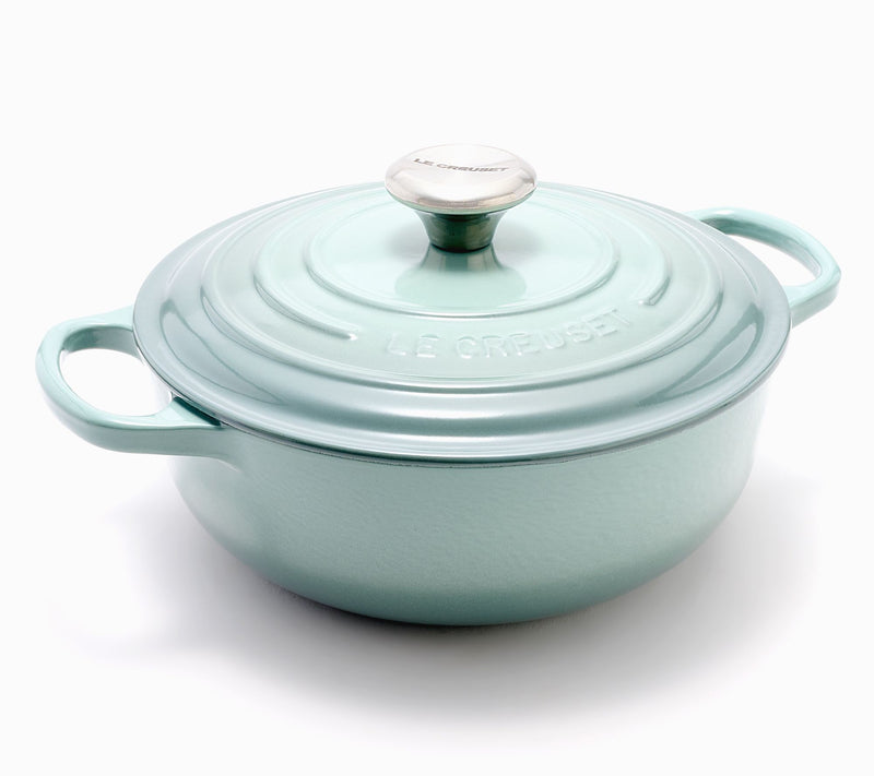 Le Creuset 3.5-qt Signature Sauteuse w/ Cast Iron Lid — View 13
