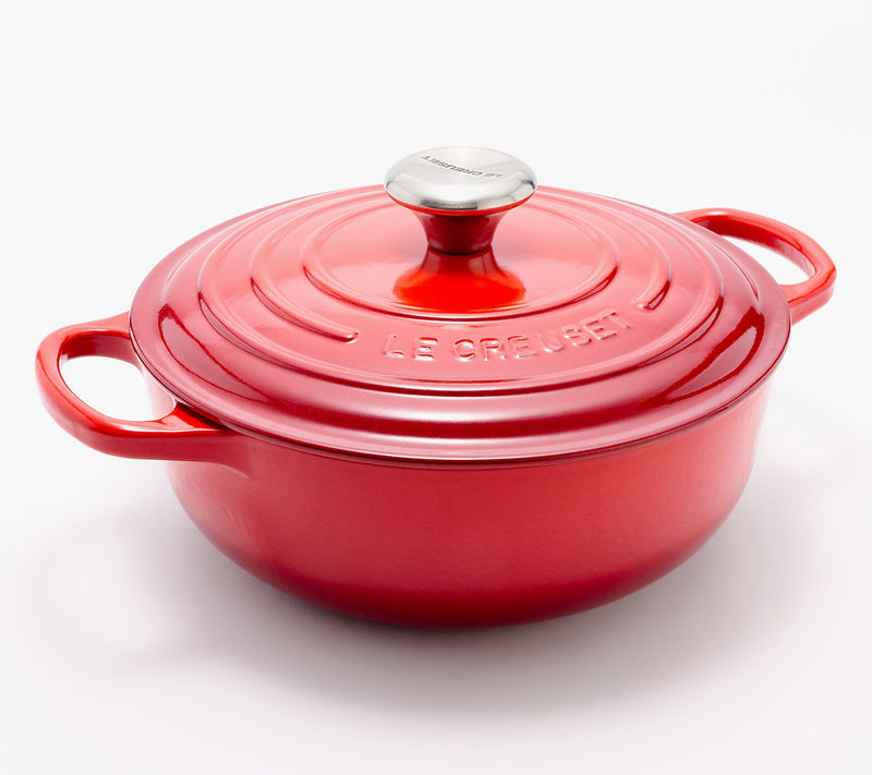 Le Creuset 3.5-qt Signature Sauteuse w/ Cast Iron Lid — View 5