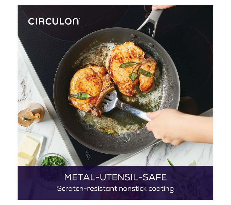 Circulon A1 Ser ies-Scratch Def ense Nonstick 1 2in Frying Pan — View 6